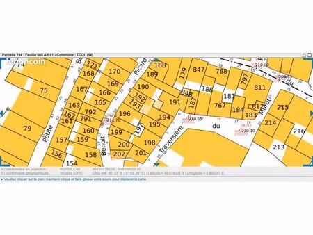 immeuble 180 m² toul