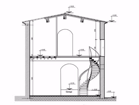 rare ancienne grange 2 pc 1 apt + 1 commerce