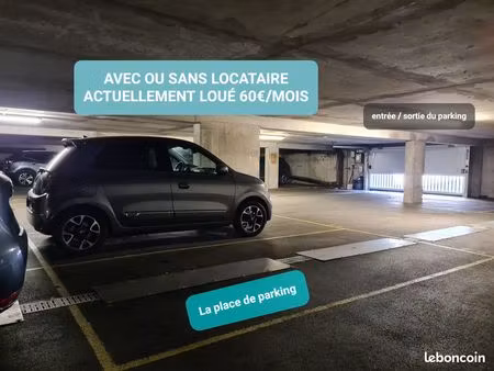 avec ou sans locataire • parking / garage • 1 rue charpy  créteil