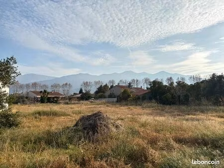 terrain 421 m² montesquieu des alberes