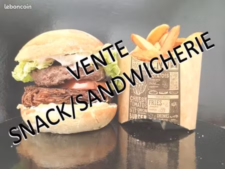 vente snack/sandwicherie pays d'auge