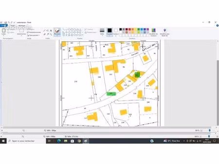 vente terrain en zone constructible idéal pour jardiner