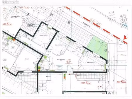 cabinet médical de – 56 m² – rez-de-chaussée pmr