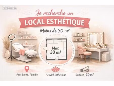 je cherche un local/bureau