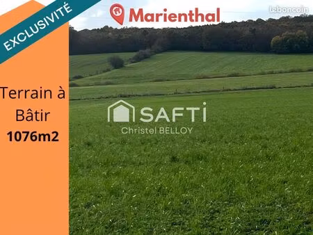 terrain 1076 m² barst