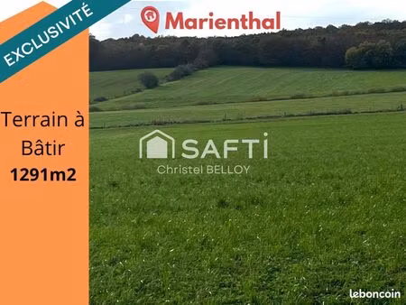 terrain 1291 m² barst