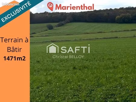 terrain 1471 m² barst