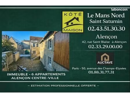 immeuble 14 pièces 235 m²