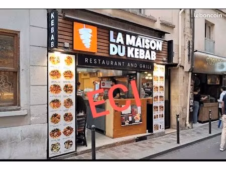 fonds de commerce restaurant  kebab 50 m²