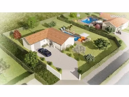 terrain 375 m² lescar