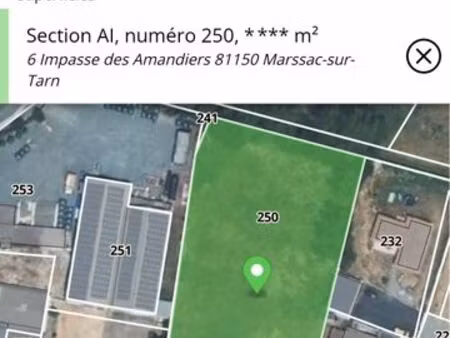 terrain constructible de 4100m2