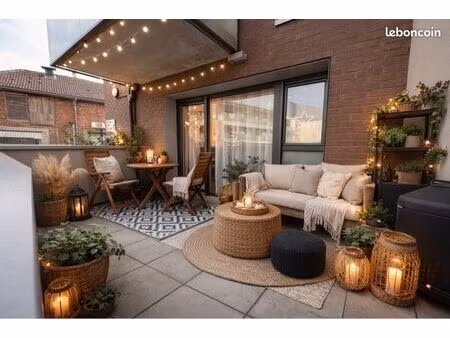 appartement t2 bis avec terrasse