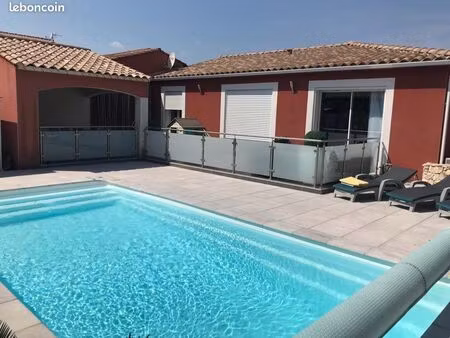 villa 130m2 de plain pieds avec piscine