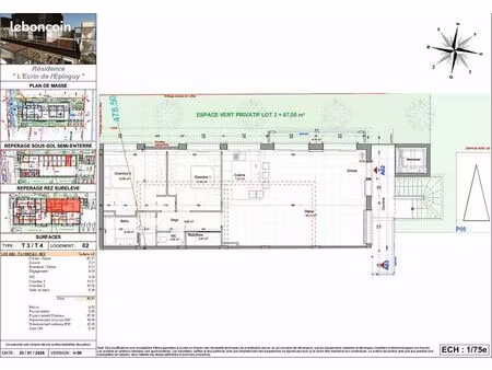vente plateau à aménager en t3 ou t4