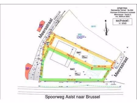 ternat - terrains constructibles de 486 m2 et 792m2