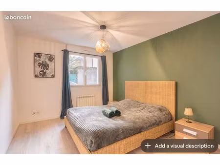 appartement t2 meublé 49 m² – 3 min gare annemasse – activité locative rentable