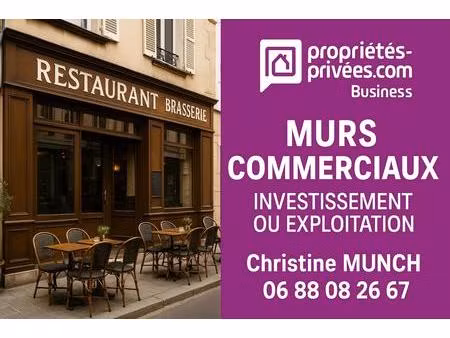 murs commerciaux - pontoise - restauration - 250m2