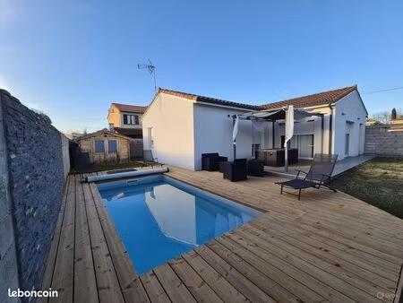 à vendre – maison t4 de 99 m² avec jardin  terrasse et piscine