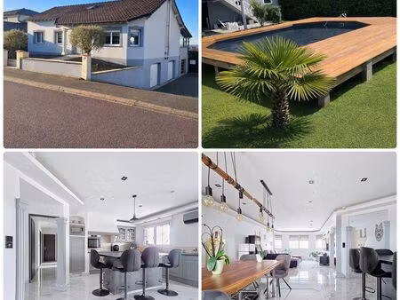 maison / villa de standing 165 m² – 5 chambres – piscine – sous-sol complet 115 m² – quart