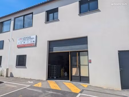local commercial neuf 168m2 entrepôt + bureau ou appartement