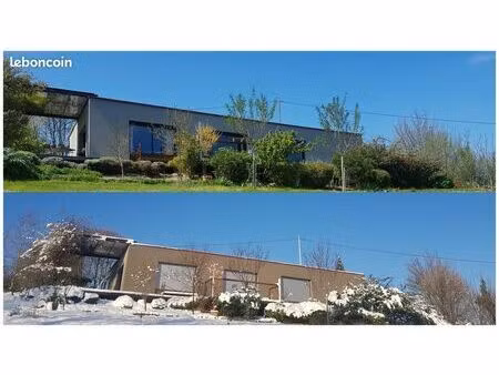 maison d'architecte contemporaine dans un havre de paix