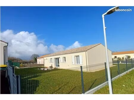 location à l’année – 88m2 – jonzac – maison neuve de 2024