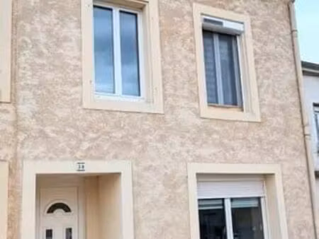 vente maison mitoyenne avec jardin  garage et atelier