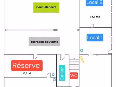 local commercial centre-ville perigueux