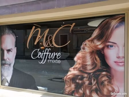 fonds de commerce coiffure – centre-ville – loyer faible