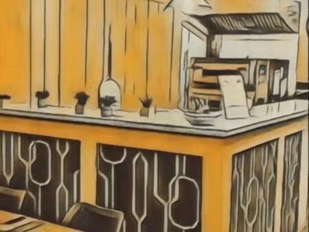 restaurant  avec terrasse sur le port