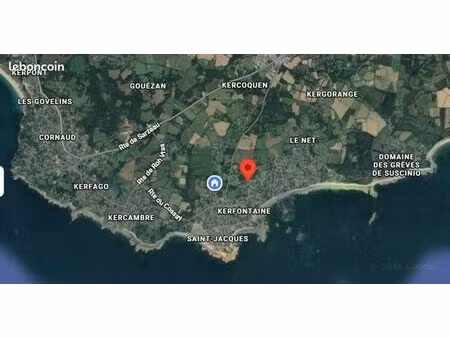 grand terrain à sarzeau proche océan