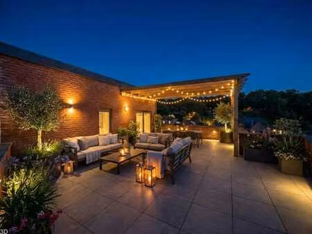 duplex 3 ch. avec rooftop