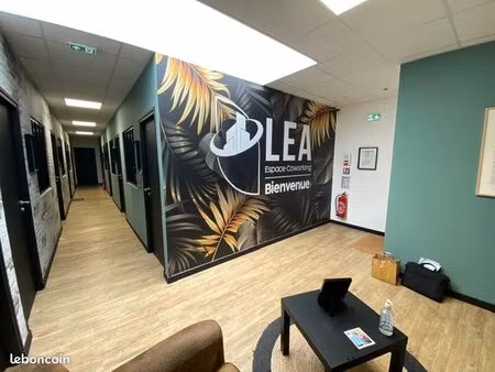 location bureau individuel a l’annee dans espace coworking neuf & design