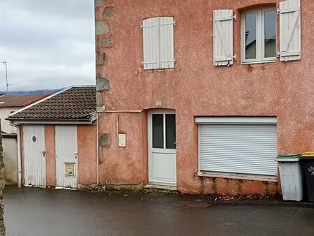 maison de bourg avec grand garage