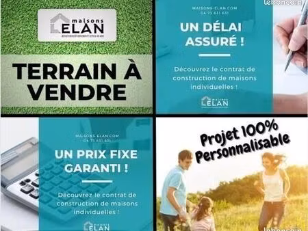 terrain 534 m² mur sur allier