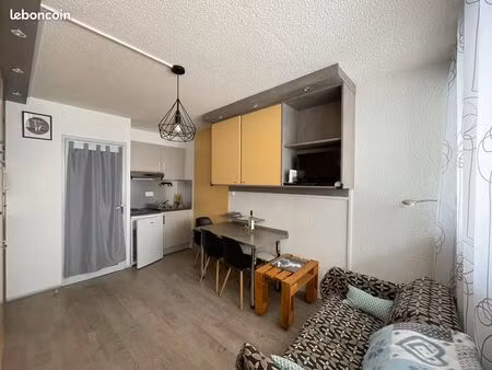 vente studio cabine piau engaly