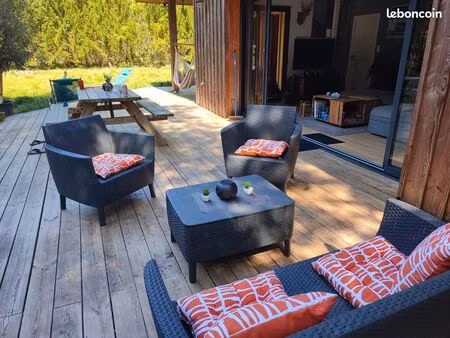 maison bardage bois 3 chambres