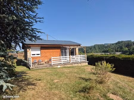 chalet avec grand jardin