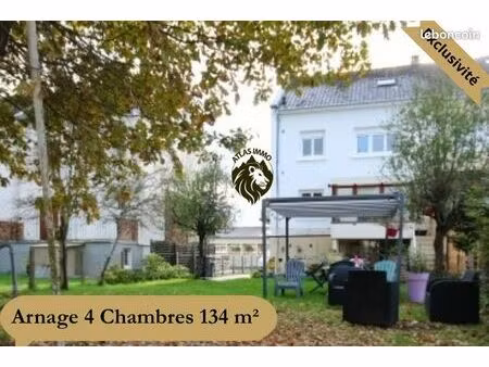 arnage maison familiale 4 chambres 134 m² + sous sol