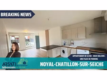 appartement 3 pièces 51 m²