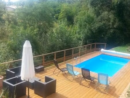 maison 5 pièces - 145m² - terrain 2200m² avec piscine sans vis-à-vis - 20 min d'airbus