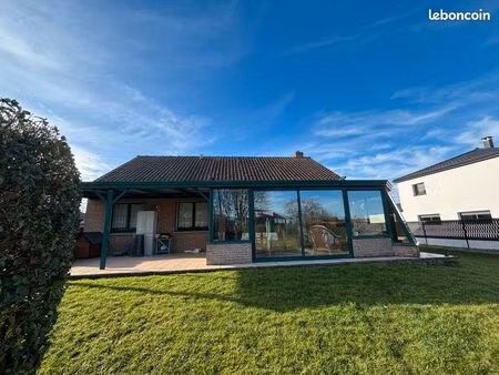 maison individuelle de plain-pied 95 m² – terrain 950 m² – sous-sol complet – neuvireuil