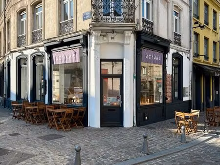 cession fonds de commerce restaurant vieux lille 80m2