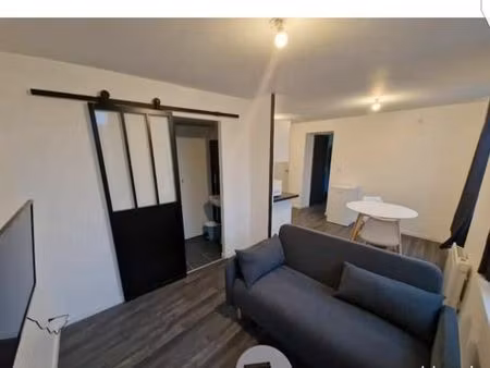 t2bis neuf meublé et équipé hypercentre maubeuge toutes charges comprises (eau chaude élec