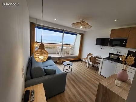 studio meublé à l'année face mer dès le 15/03/2026