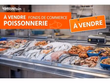 à vendre – fonds de commerce poissonnerie – centre-ville de beaurepaire (38)