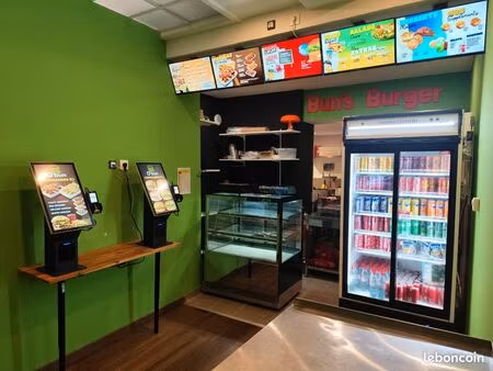 fond de commerce fastfood