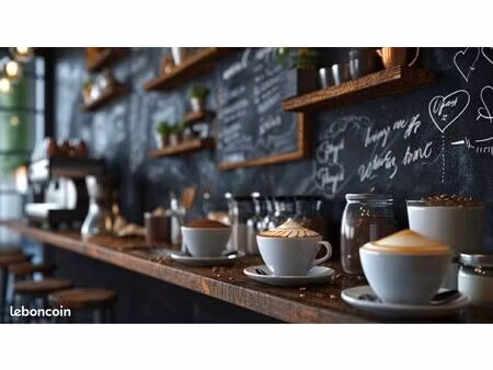coffee shop barista fond de commerce