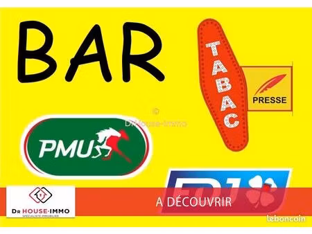 bar  fdj  pmu  presse  tabac 80 m² auffay