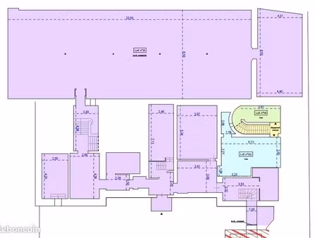local commercial 360 m² – ancienne salle des coffres – extraction – rouen centre